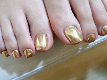 アミュリー ネイル アトリエ(Amury nail atelier)/メタリック トレンド 大人 上品