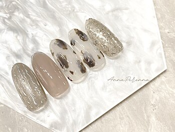 アンナペレンナ 横浜中山店(Anna Perenna)/【ハンド】ニュアンスレオパード