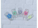 花　スクエア　ラメ　カラフル