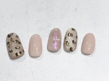 シーグラス(SeaGlass)/定額アートレオパードネイル