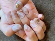 エスネイル(Snail)/ニュアンスぽこぽこネイル