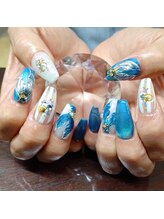 スタジオ1108(Studio1108)/人魚のしっぽ　マーメイドネイル