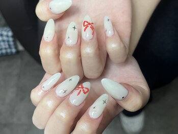 ブランシュネイル(BlancheNail)/ワンポイントリボンちゃん