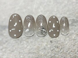 ハートドット　バレンタイン