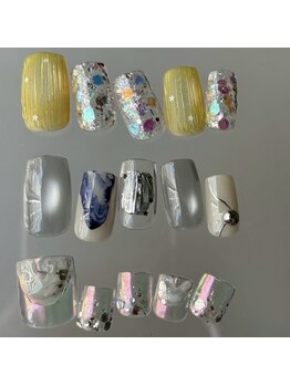 ロウズネイル 新小岩南口店(LOEWS NAIL)/定額Art(シンプル/ニュアンス)