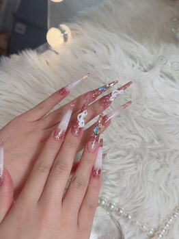 アズ(azu)の写真/【1枚MAX】ワンカラーorラメグラ¥12,000★カラー200色/パーツ500個!お好みに合わせてお選びいただけます♪