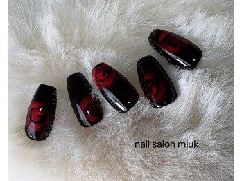 ミューク(mjuk)/フラワーアートネイル