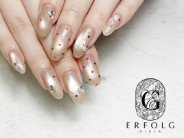 ハートホロネイル！