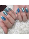 シアーブルーの大人マグネイル