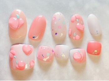 ナル バイ ネイルブレイク(Nalu by Nail Break)/peach