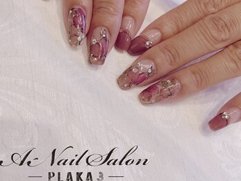 エーネイルサロン プラーカ本店(A-Nail Salon)/　アンティークフラワー