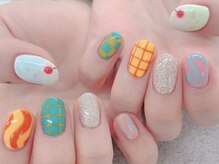 ディーネイル 四条烏丸(D-nail)/【山田】らくがきネイル