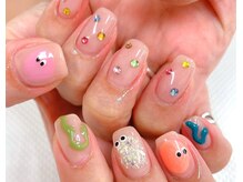 ディーネイル 天王寺(D-nail)/【小山】韓国ポップネイル♪