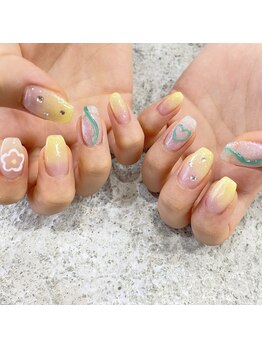 ミッドポイント(mid point)/ぷっくりネイル