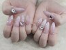 【hand】ワンホンネイル☆90分付け放題☆アート6本☆