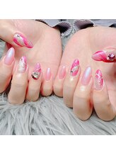 リンクネイル(Link nail)/ゴージャス系ニュアンスネイル