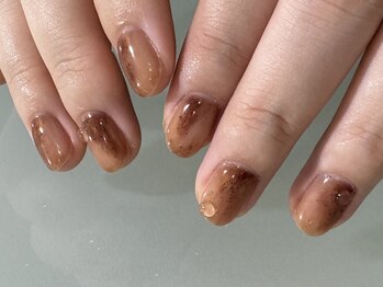 フォルクネイル(:volk nail)/クリアブラウンネイル