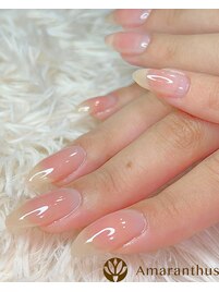 ちゅるんじゅわっとチークネイル