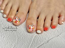 エアネイル(eA NAIL)/フットネイル/親指アート