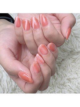 アートネイル ギャラリー(Art nail Gallery)/ちゅるんコーラルマグネイル