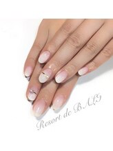 リゾートデバリ(ReSORT de BALI)/白グラデーション