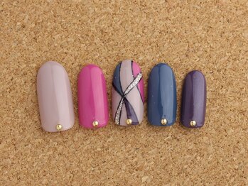 ネイルサロン ブランロール 白金店(Nail Salon Blanl'or)/秋冬 マルチカラー