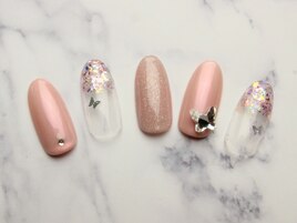 蝶々ネイル