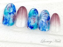 ラグジュアリーネイルズ オオミヤ(Luxury Nails Omiya)/ニュアンス*フラワーアート