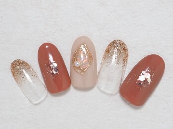 シックネイル(CHIC nail)/ミラーニュアンス　メタリック