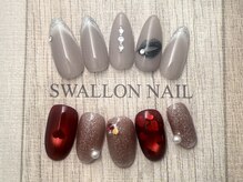 スワロンネイル 名古屋店(SWALLON NAIL)/1.2月季節のデザイン