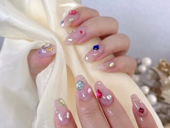 シーシーネイルサロン(CC)の写真/【当日予約可◎パラジェルワンカラー￥5480♪】400色を超える豊富なカラーで貴方だけの理想の手元に♪