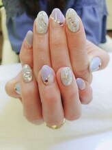 トータルビューティーサロン ドールズ(total beauty salon Dolls)/ニュアンスネイル×斜めフレンチ