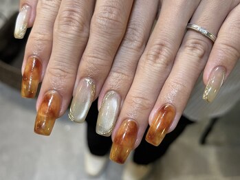 エイム 下北沢(aim)/秋デザインネイル