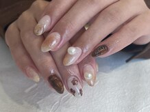 アイネイルズ 三宮店(I nails)/フラワーニュアンス ￥8560