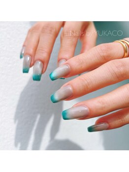 リグネイルスタジオ(Lig nail studio)/クリアブルーグラデーション