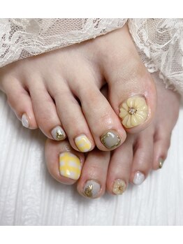 10本アートネイル【フット】