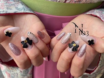 イチマルサン(N゜103)の写真/イベント・トレンドネイルは是非当店に♪華やかさをPlusしてつい自慢したくなる指先へ★長さ出し/パーツ