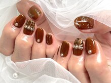 シェリ バイ リッシュ(Cheri by RICHE)/ブラウンツイードネイル