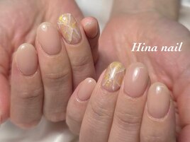 大理石風ネイル