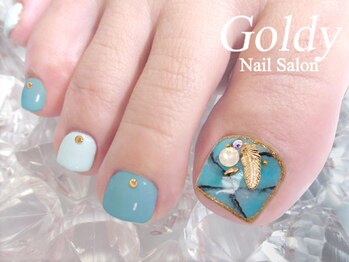 ネイルサロン ゴールディ(NAIL SALON GOLDY)/FOOT華やかアートコース