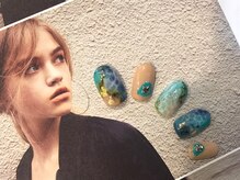 ネイルアンドアイラッシュサロン エスポアール(nail&eyelash salon espoir)/ドロップネイル　120分コース