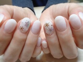 ホワイトグラデーション★結晶
