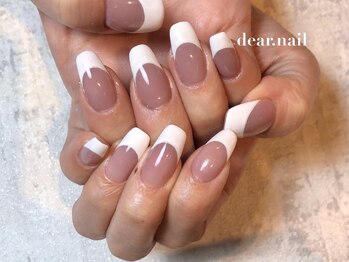 ディアネイル(dear.nail)/定番白フレンチ☆
