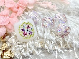 ☆フットプチプラネイル#392