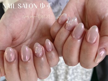 ゆず/ミラーネイル/オーロラネイル