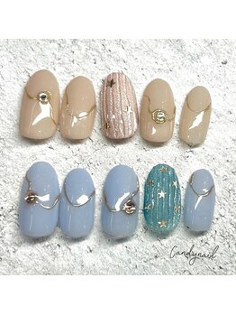ネイルサロン キャンディネイル(Candy Nail)/6月定額 ¥7150