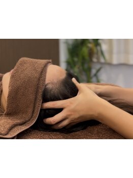 ヘッドスパで癒されたい