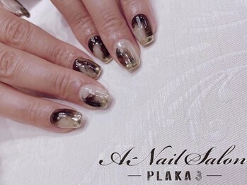 エーネイルサロン プラーカ本店(A-Nail Salon)/マーブルnuance