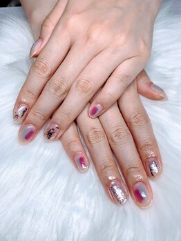 アムルーズ(Amoureuse)/ニュアンスクリアネイル♪