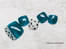 アニマル柄Footネイル